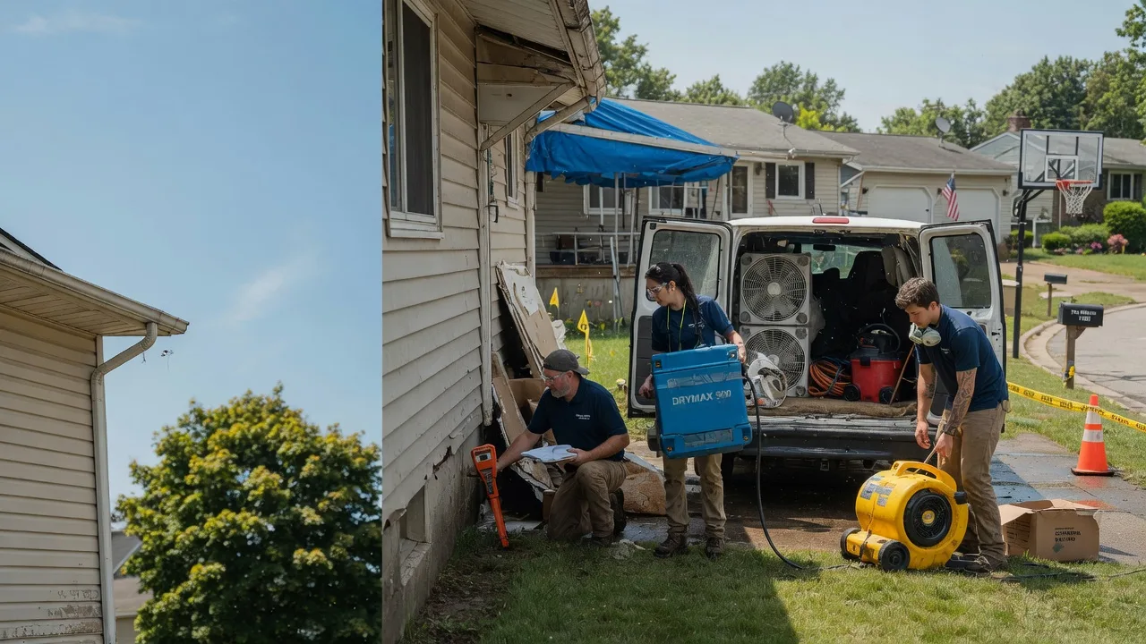 Ceiling Leak Cleanup in Oakfield, ME near me