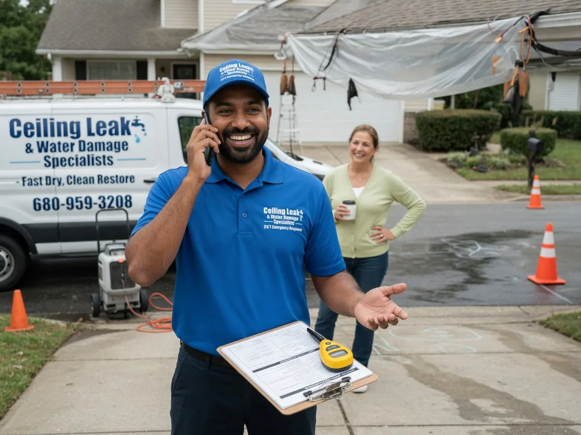 Ceiling Leak Cleanup Oakfield, ME FAQs